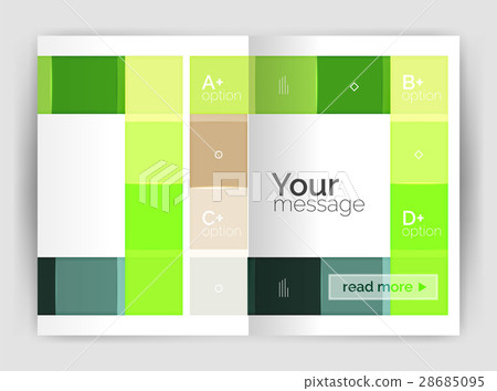 Colorful modern stripes business flyer Colorful modern stripes business flyer 28685095