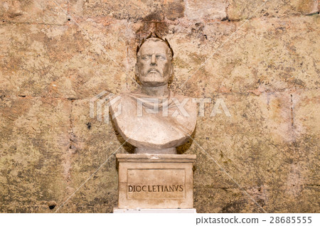 Underground of Diocletian palace, Split, Croatia. 28685555