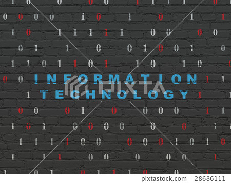 Information concept: Information Technology on 28686111