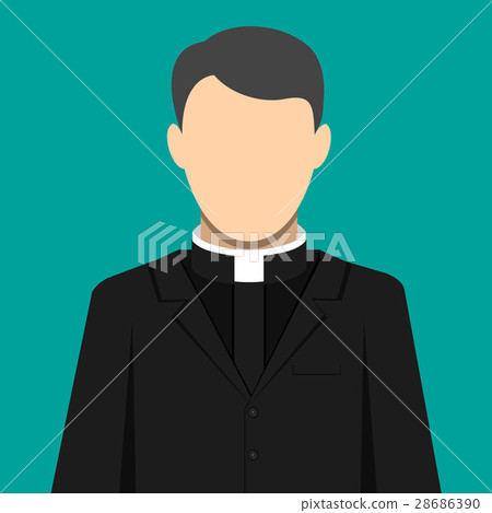 Catholic priest. Pastor servant of god in cassock 28686390