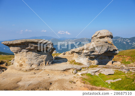 rocky structures in Bucegi Mountains, Romania 28687510