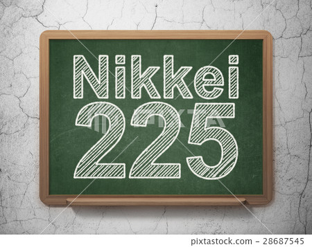 Stock market indexes concept: Nikkei 225 on 28687545