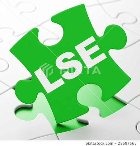 Stock market indexes concept: LSE on puzzle 28687565
