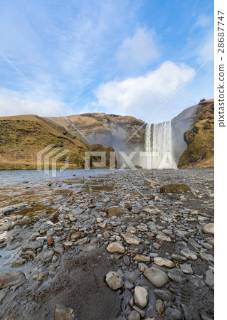 skogafoss waterfall Iceland skogafoss waterfall Iceland 28687747