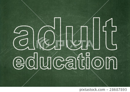 Education concept: Adult Education on chalkboard 28687893