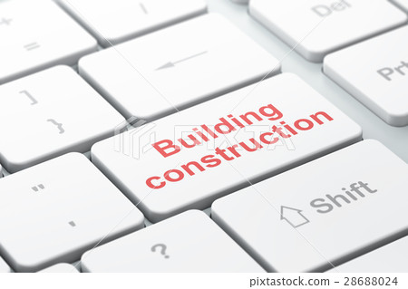 Construction concept: Building Construction on 28688024