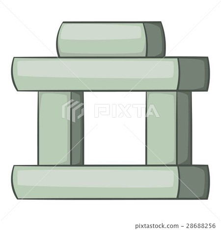 Inukshuk in Canada icon, cartoon style Inukshuk in Canada icon, cartoon style 28688256