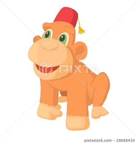 Circus monkey icon, cartoon style 28688410