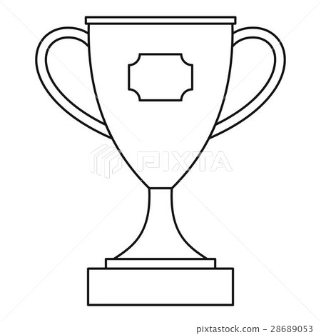 Trophy cup award icon, outline style Trophy cup award icon, outline style 28689053