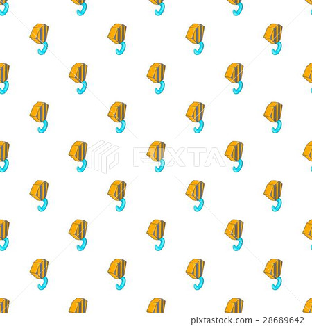 Hook from crane pattern, cartoon style 28689642