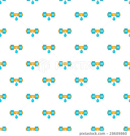 Dripping water pipe pattern, cartoon style Dripping water pipe pattern, cartoon style 28689860