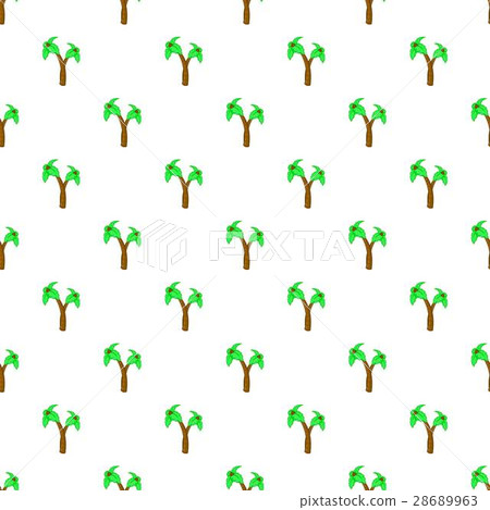Palms pattern, cartoon style 28689963