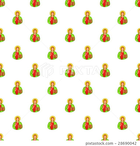 Jesus Christ pattern, cartoon style Jesus Christ pattern, cartoon style 28690042