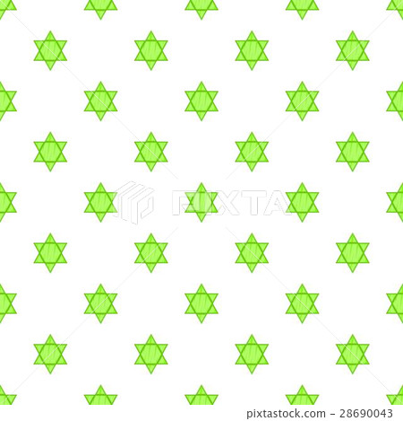 Star of David pattern, cartoon style 28690043