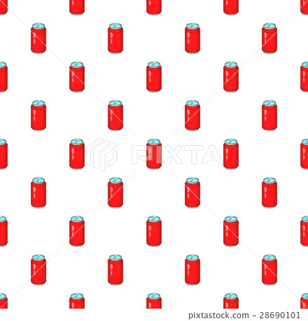 Red aluminum can pattern, cartoon style Red aluminum can pattern, cartoon style 28690101
