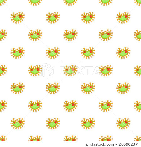 Virus pattern, cartoon style 28690237