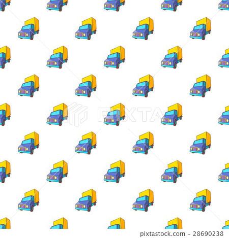 Truck pattern, cartoon style 28690238