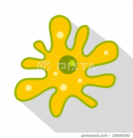 Amoeba icon, flat style Amoeba icon, flat style 28690560