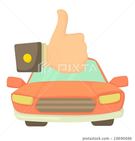 Good car icon, cartoon style Good car icon, cartoon style 28690886