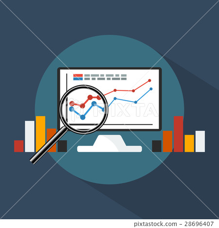 Concept banner of business analytics. 28696407
