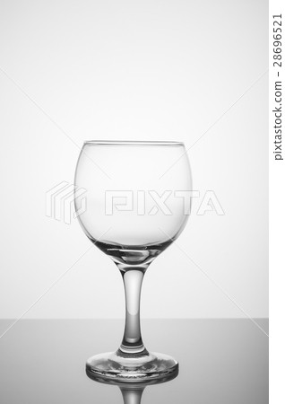 Wine glass on white background 28696521