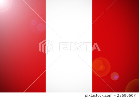 Peru national flag 3D illustration symbol.  28696607