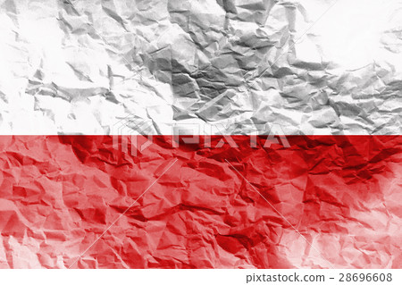 Poland national flag 3D illustration symbol. 28696608