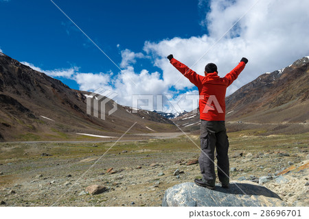 People enjoying landscape view People enjoying landscape view 28696701
