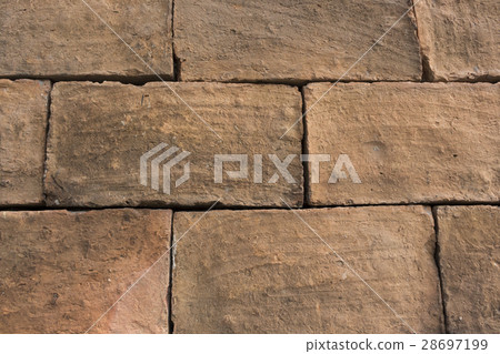 Background of old vintage brick wall 28697199