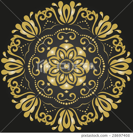 Oriental Abstract Vector Pattern 28697408