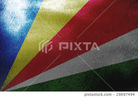 Seychelles national flag 3D illustration symbol 28697494