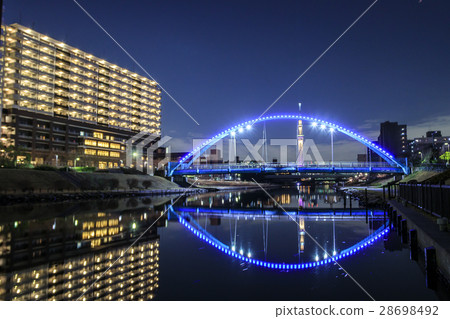 東京天空樹從前中川前江戶川區看 28698492