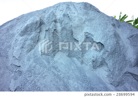 Cairn wait to mix it with cement and sand. 28699594
