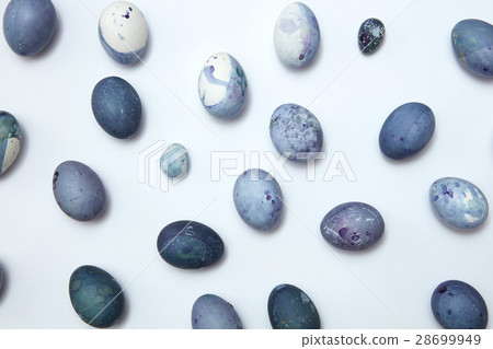 pastel colored Easter eggs 28699949