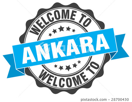 Ankara round ribbon seal 28700430