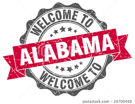 Alabama round ribbon seal Alabama round ribbon seal 28700488