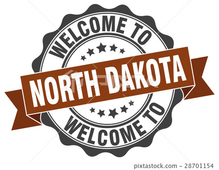 North Dakota round ribbon seal 28701154