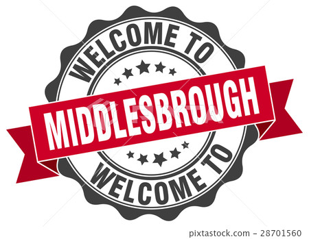 Middlesbrough round ribbon seal Middlesbrough round ribbon seal 28701560