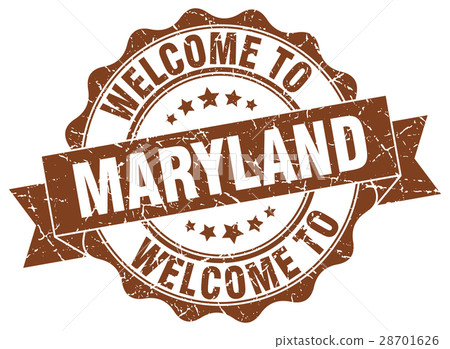 Maryland round ribbon seal Maryland round ribbon seal 28701626