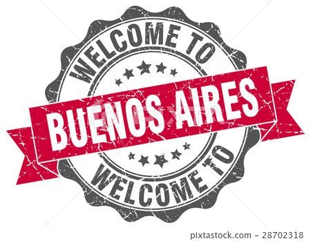 Buenos Aires round ribbon seal 28702318