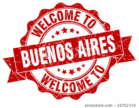 Buenos Aires round ribbon seal Buenos Aires round ribbon seal 28702319