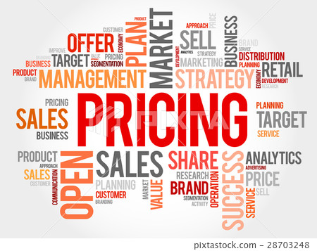 Pricing word cloud collage 28703248