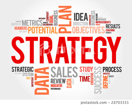 Strategy word cloud-插圖素材 [28703331] - PIXTA圖庫