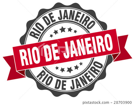 Rio De Janeiro round ribbon seal Rio De Janeiro round ribbon seal 28703900