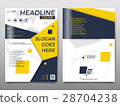 Business vector set. Brochure template. 28704238