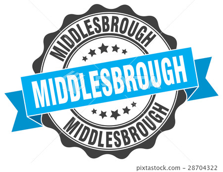 Middlesbrough round ribbon seal 28704322