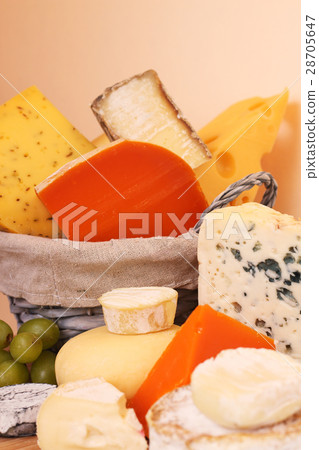 Various types of cheese Various types of cheese 28705647