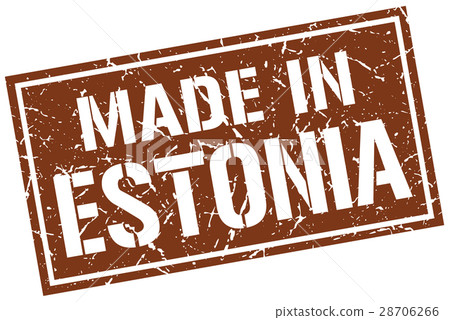 made in Estonia stamp made in Estonia stamp 28706266