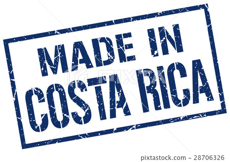 made in Costa Rica stamp made in Costa Rica stamp 28706326