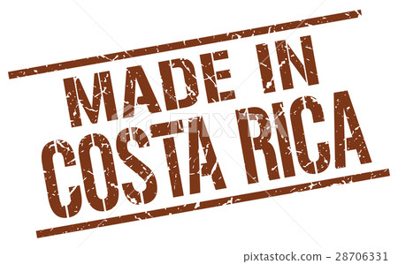 made in Costa Rica stamp made in Costa Rica stamp 28706331